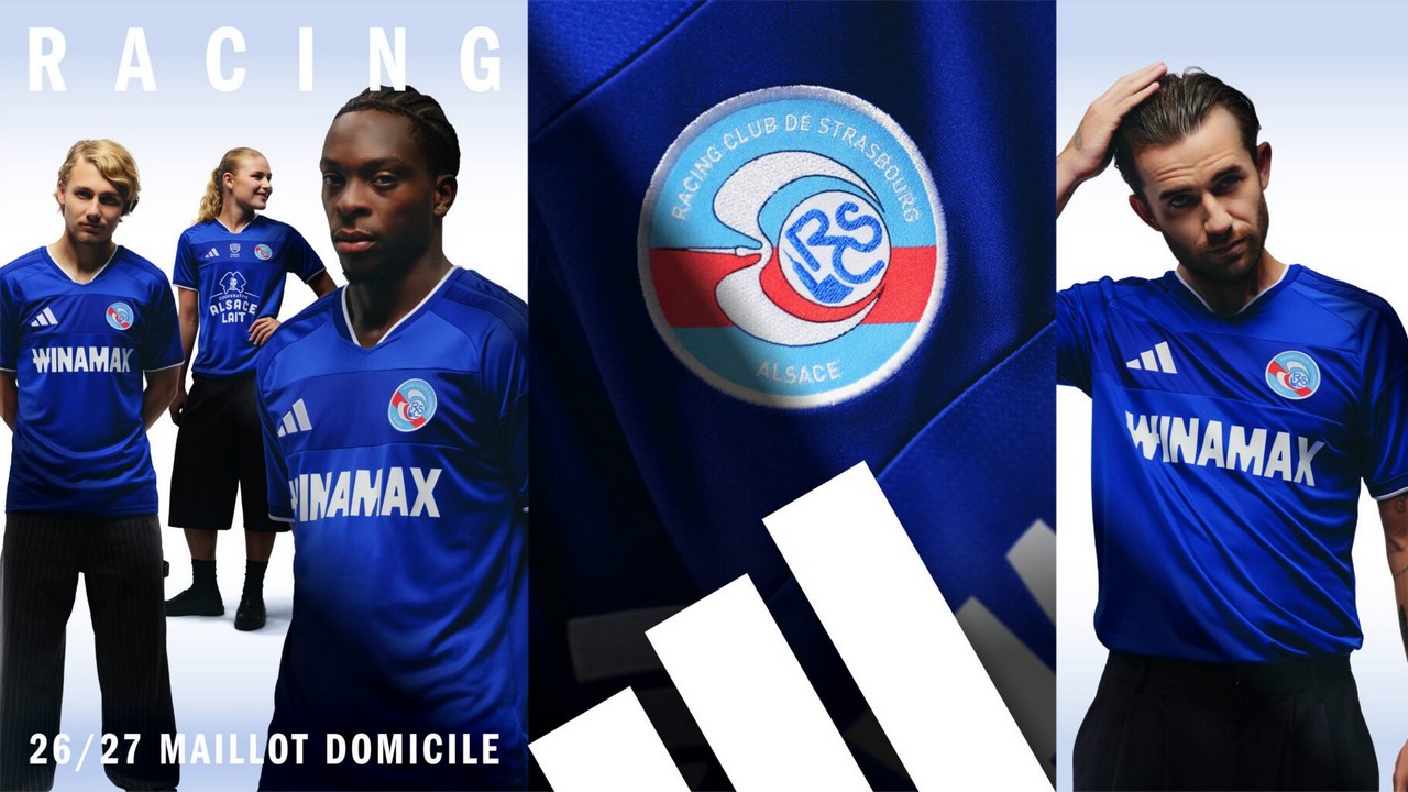 Un seul et unique sponsor principal les nouveaux maillots de Strasbourg